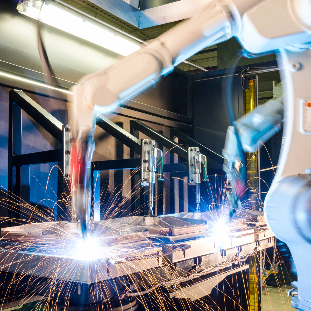 Robotic welding at ReNEW Manufacturing's State College, PA facility