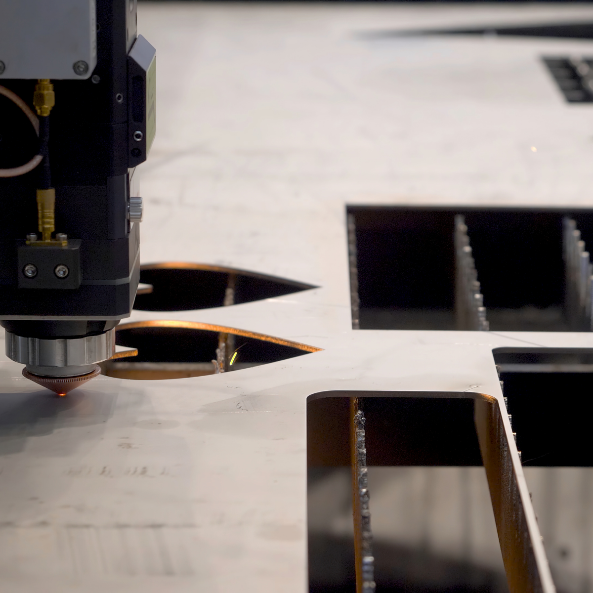 Laser cutting detailed perforations for large production run
